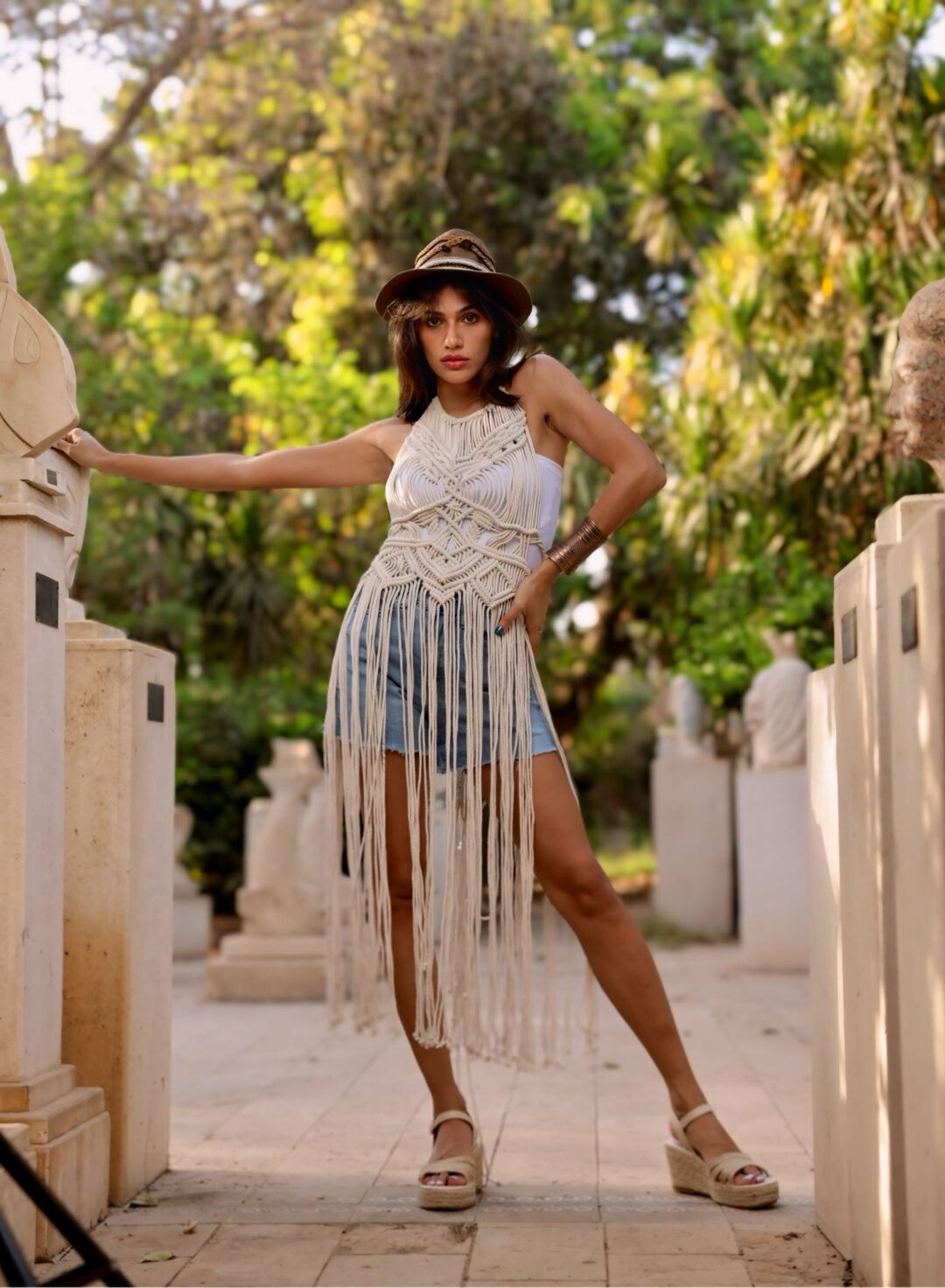 Boho Macrame Cover-up