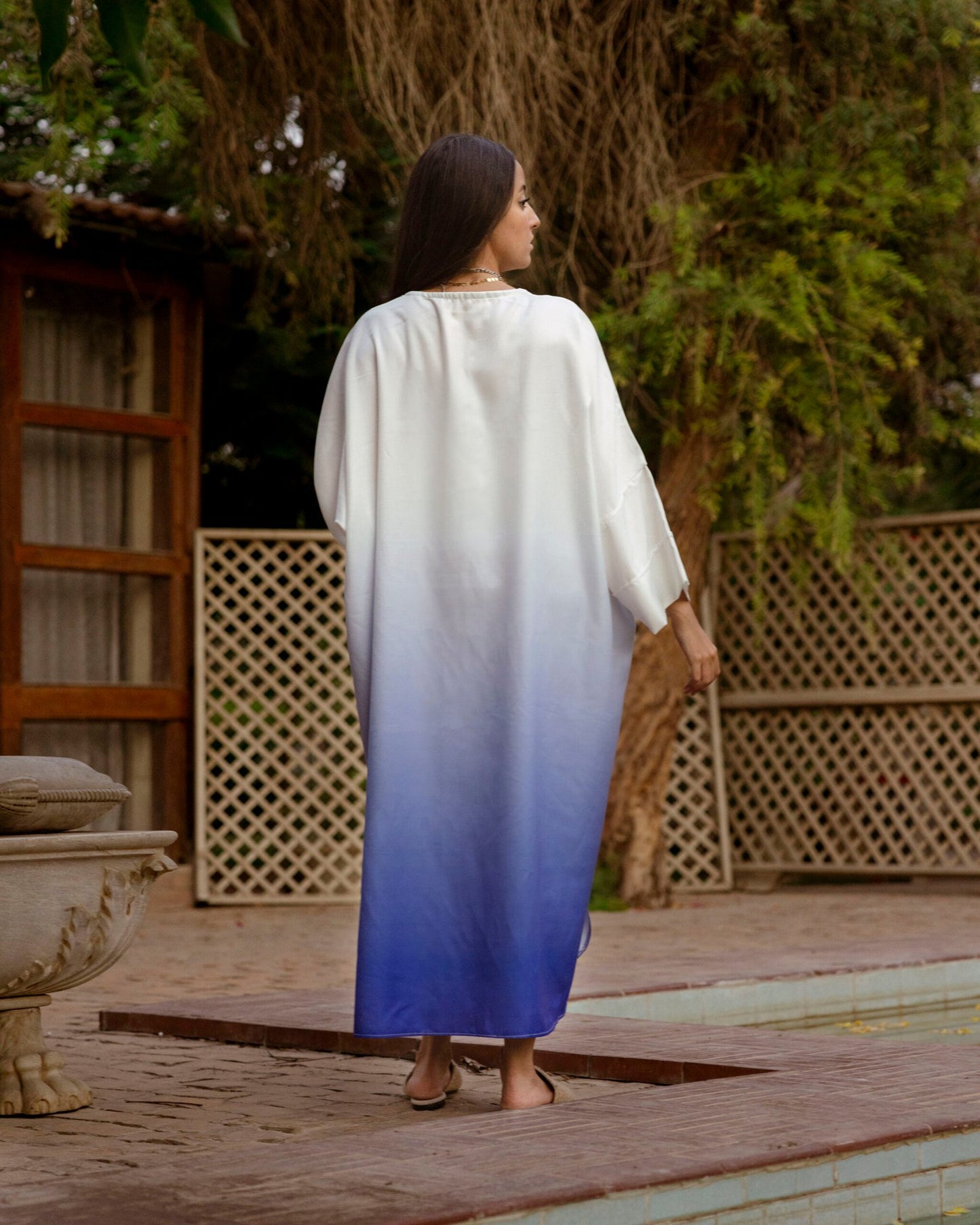 Oceane Blue Linen dress