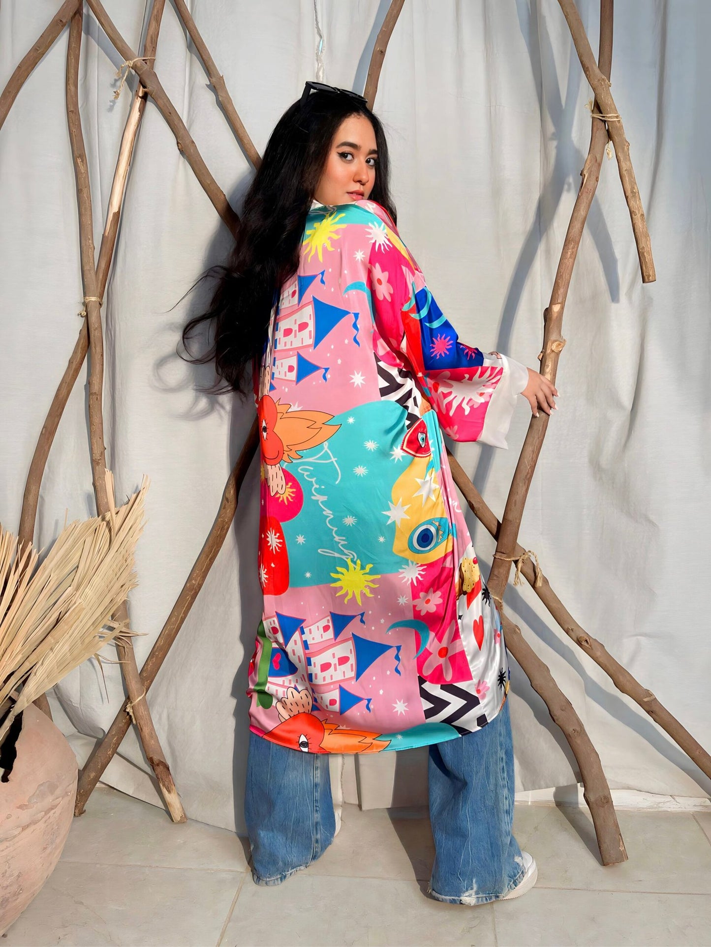 Abstract Kimono