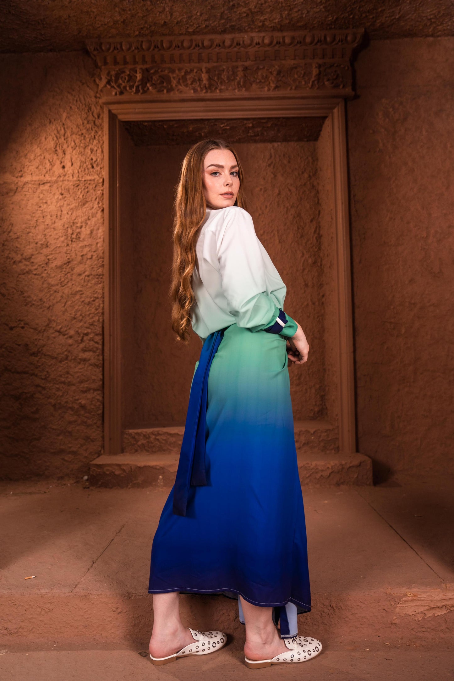 Waves Shirt- Dress