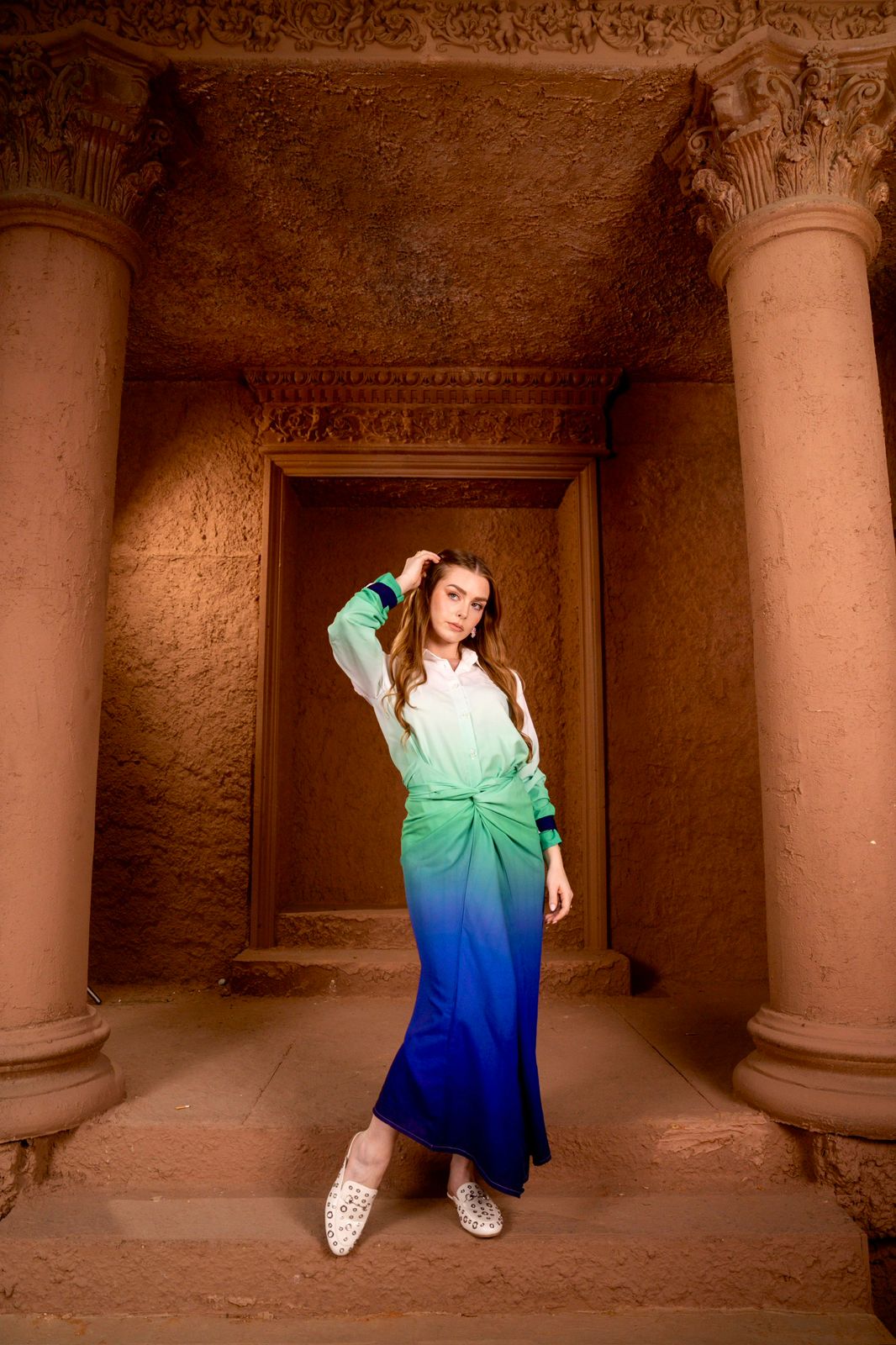 Waves Shirt- Dress