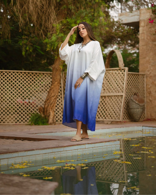 Oceane Blue Linen dress