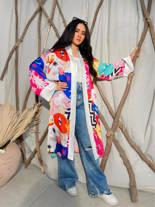 Abstract Kimono