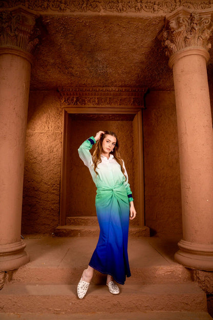 Waves Shirt- Dress